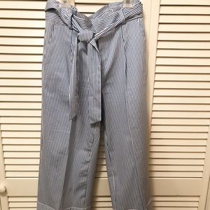 Crop tie pants